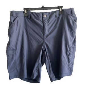 Duluth Trading Co Shorts Womens 20W Dry On The Fly Cargo Stretch Plus Size